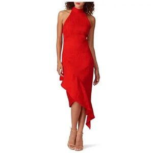 Elliatt Red Midi Dress